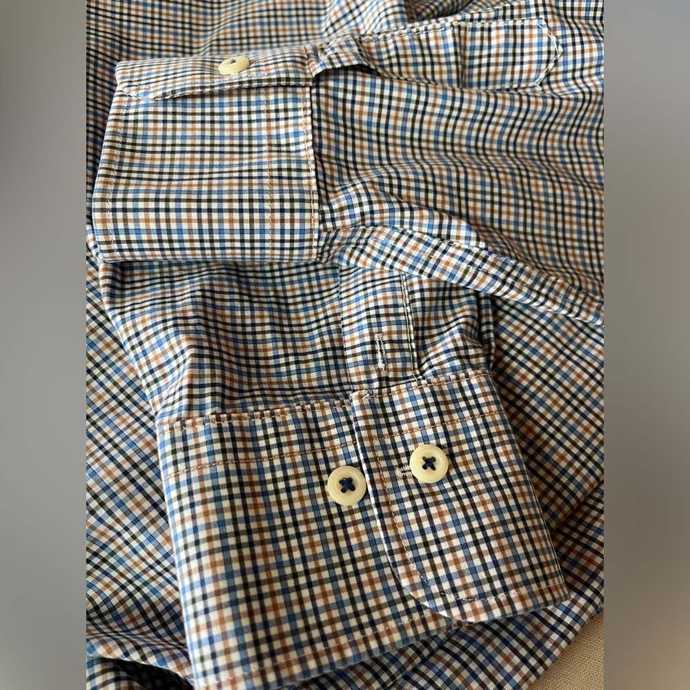 Peter Millar Button Down Ls Large - image 2
